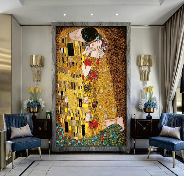 mosaic tile wall murals